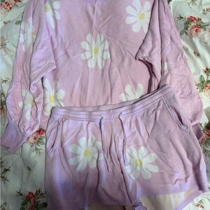 Floral Pink Loungewear Set
